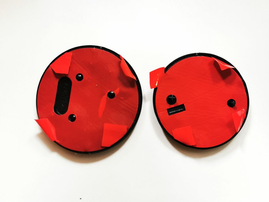 Set 2 embleme Logo Skoda Superb Octavia Rapid Capota Portbagaj 8/9cm