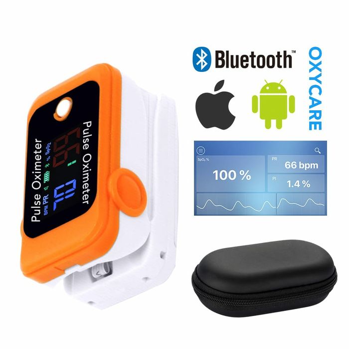 Pulsoximetru de deget cu bluetooth