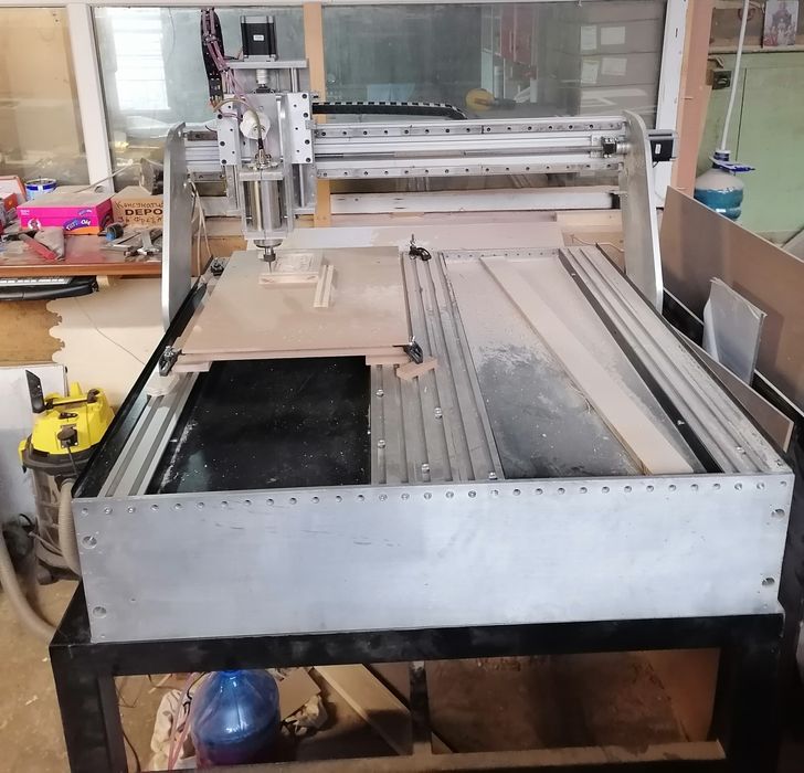 CNC рутер (фреза) за алуминий и дърво