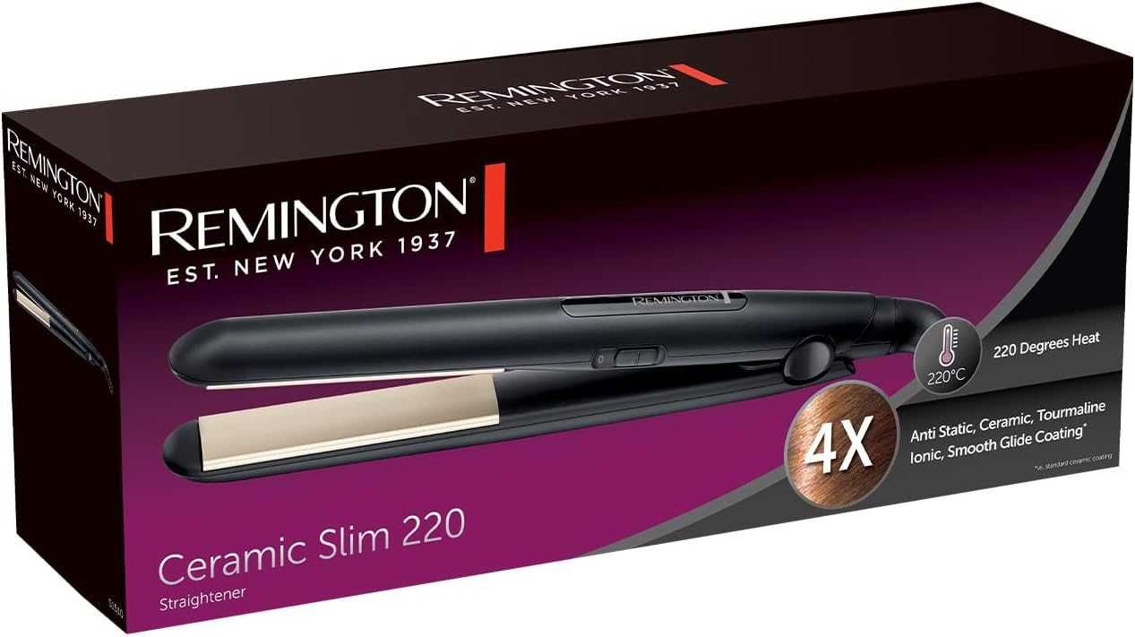 ПРОМО 2г Гаранция Преса за Коса Remington S1510 Ceramic Slim 220 гр
