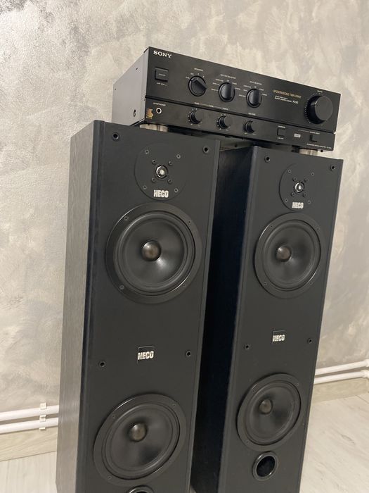 Aplificator putere si boxe Hi-fi-Sony-Heco