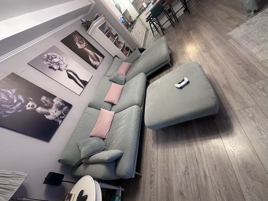 Coltar Huston euromobila + puf picioare