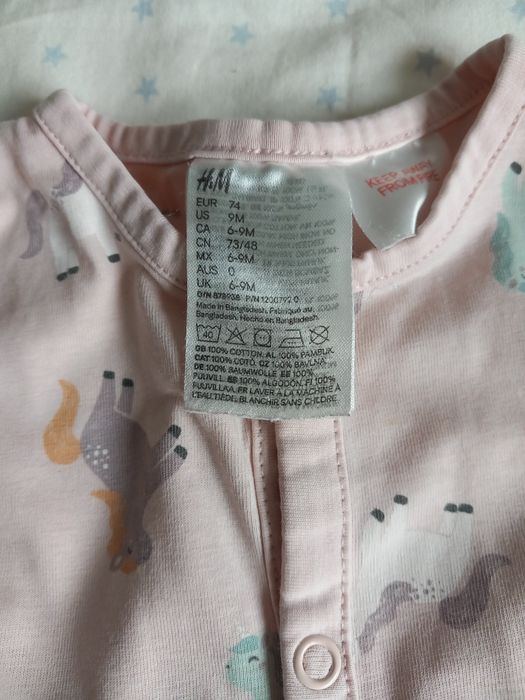 Salopete pijama fetița H&M 74