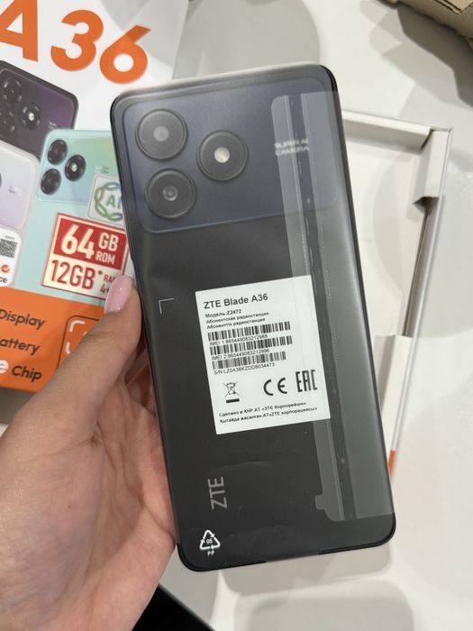ZTE Blade A36 4/64gb новый
