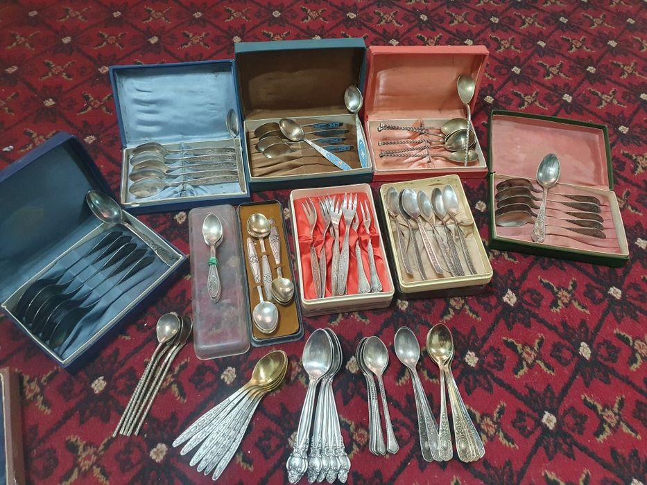 Ложки чайные мельхиор