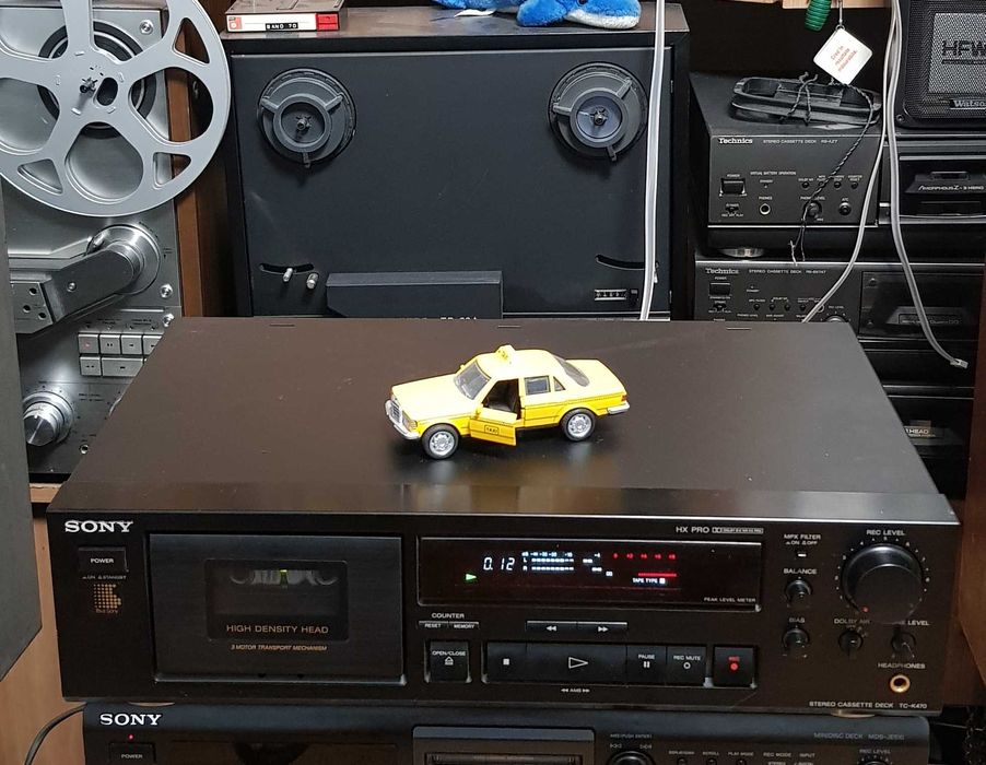 Casetofon Deck Stereo Vintage SONY TC K470 BLACK (Made in Japan)