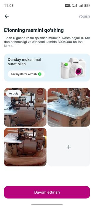 Averlok 3 iplik yangi tikish moshinasi