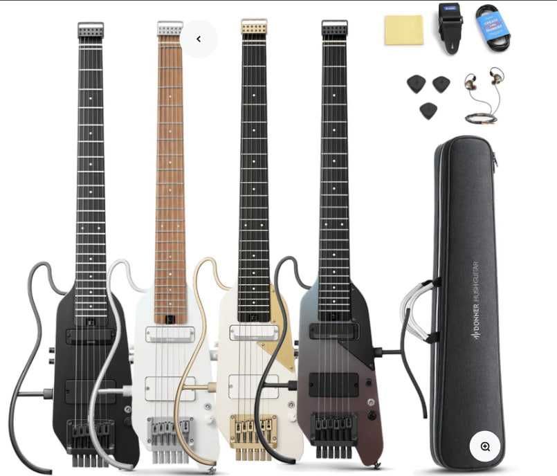 Трэвел, сайлент, электро гитара DONNER HUSH-X Pro