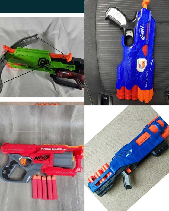 Colectie Pusti NERF cu gloante NERF Stock Nerf pat nerf
