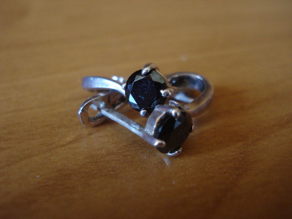 Colier și cercei de argint 925 si onix