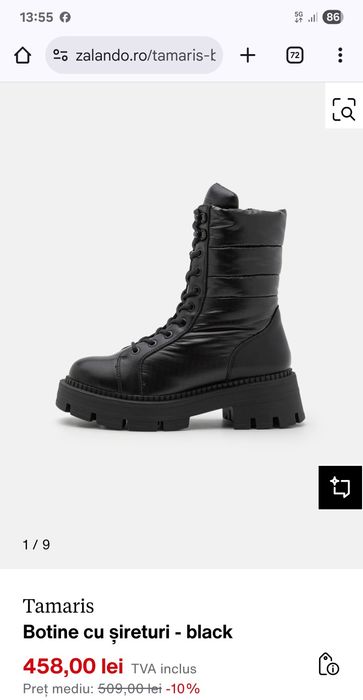 Ghete Tamaris 39,impermeabile, captusite, army, ca noi Geox gucci gabo
