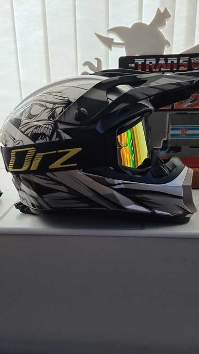 Casti moto off road/atv/enduro   +ochelari cadou