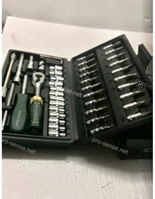 Гедоре Комплект на 1/4" 46 части Rockforce