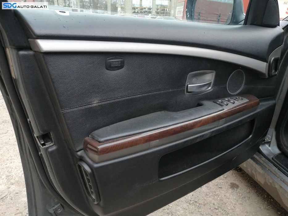 Panou Tapiterie Fata Interioara de pe Usa Portiera Stanga Fata BMW Seria 7 E65 730 Facelift 2001 - 2008