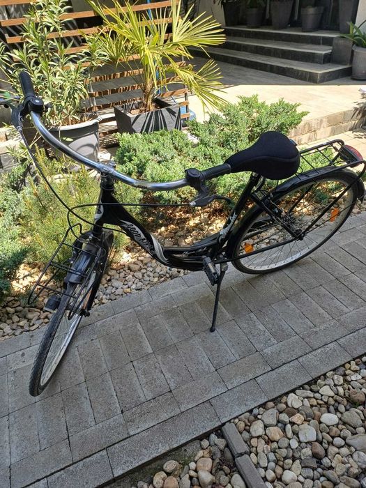 Bicicleta City Good Bike Siviglia 26", monoframe, black/silver