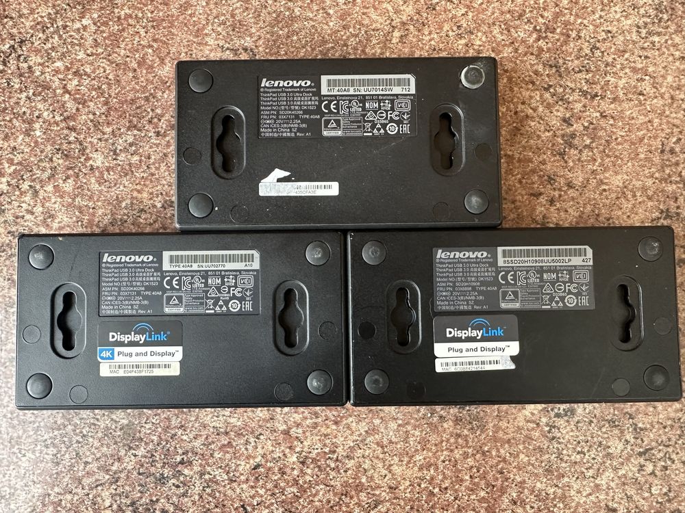Докинг Станция Lenovo ThinkPad USB 3.0 Ultra Dock 40A8 4K