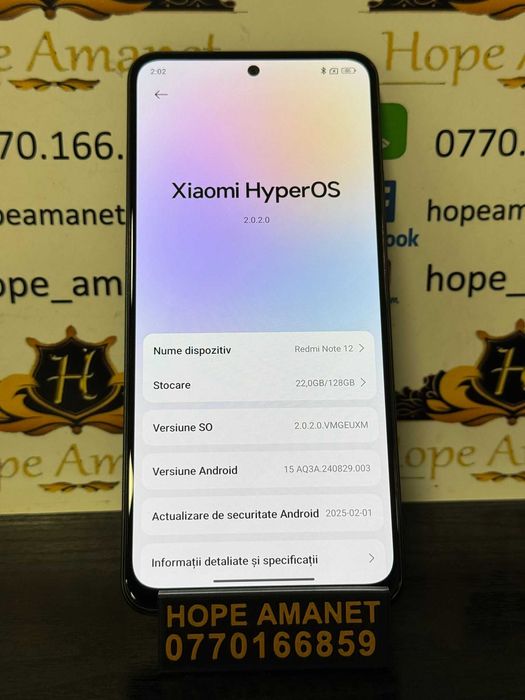 Hope Amanet P10/REDMI NOTE 12