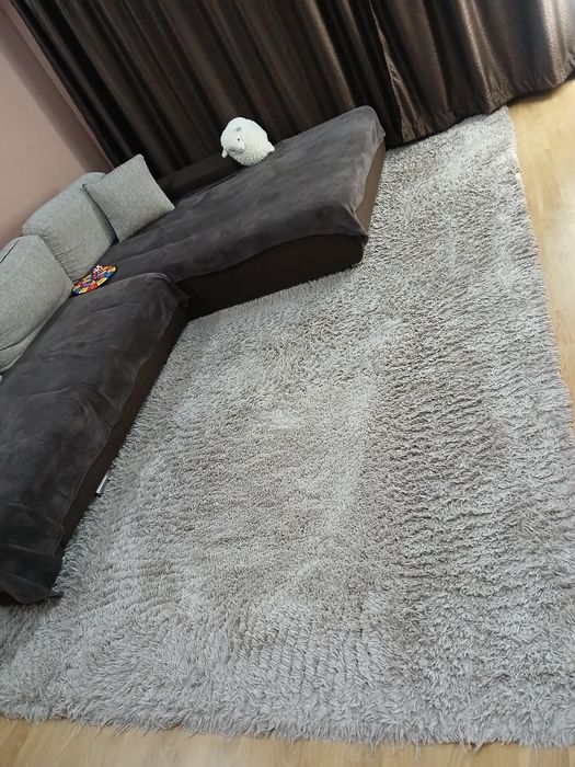 Covor Shaggy Bej-Gri 240 x 340