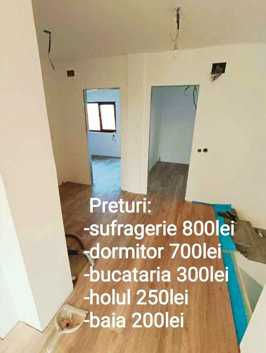 Zugrav cu experienta execut zugraveli la garsionera, apartament .