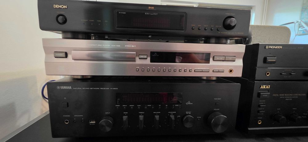 2 x amplificatoare, network streamer, boxe