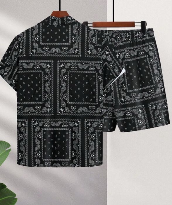 Compleu vara Camasa si pantaloni Scurti Barbati *TOP*