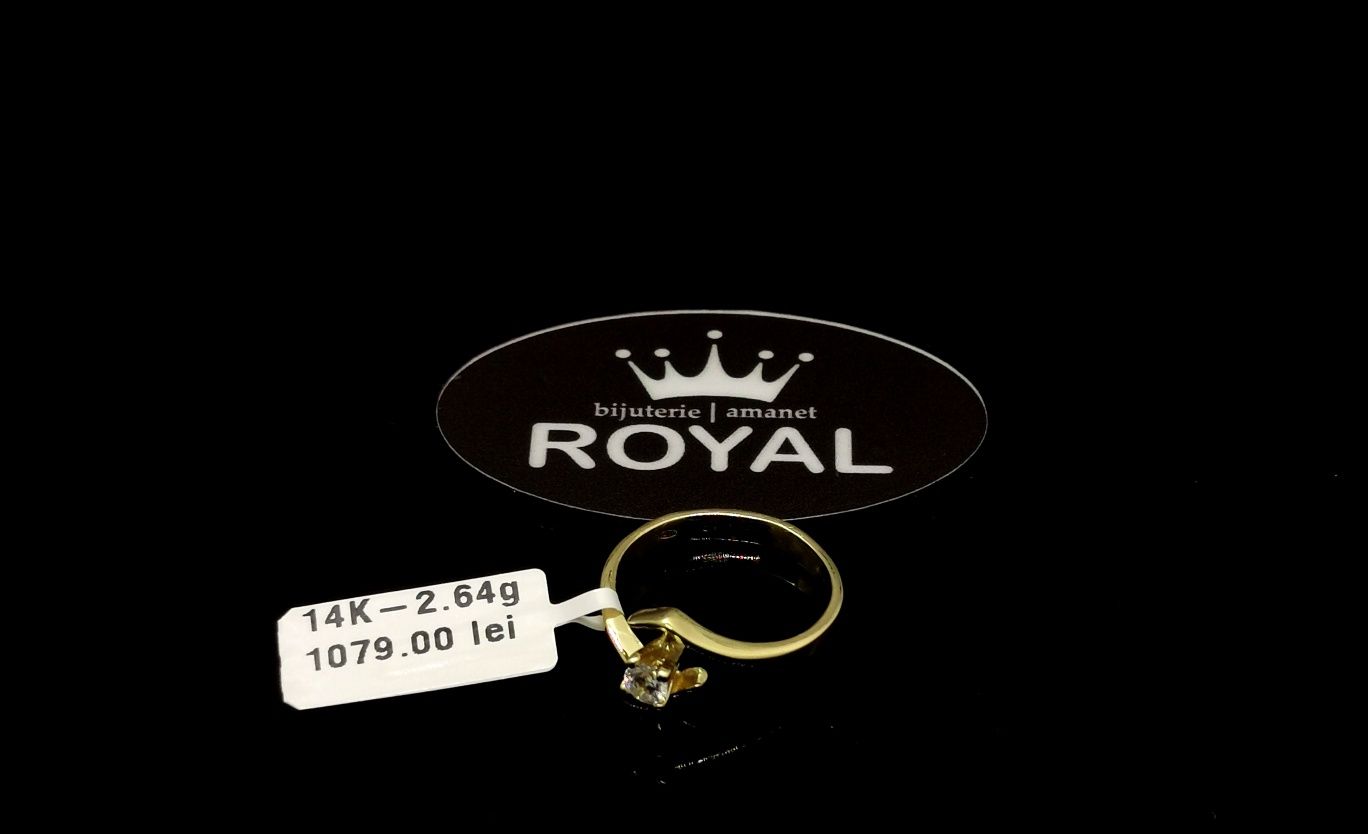 Bijuteria Royal inel din aur 14k 2.64 gr