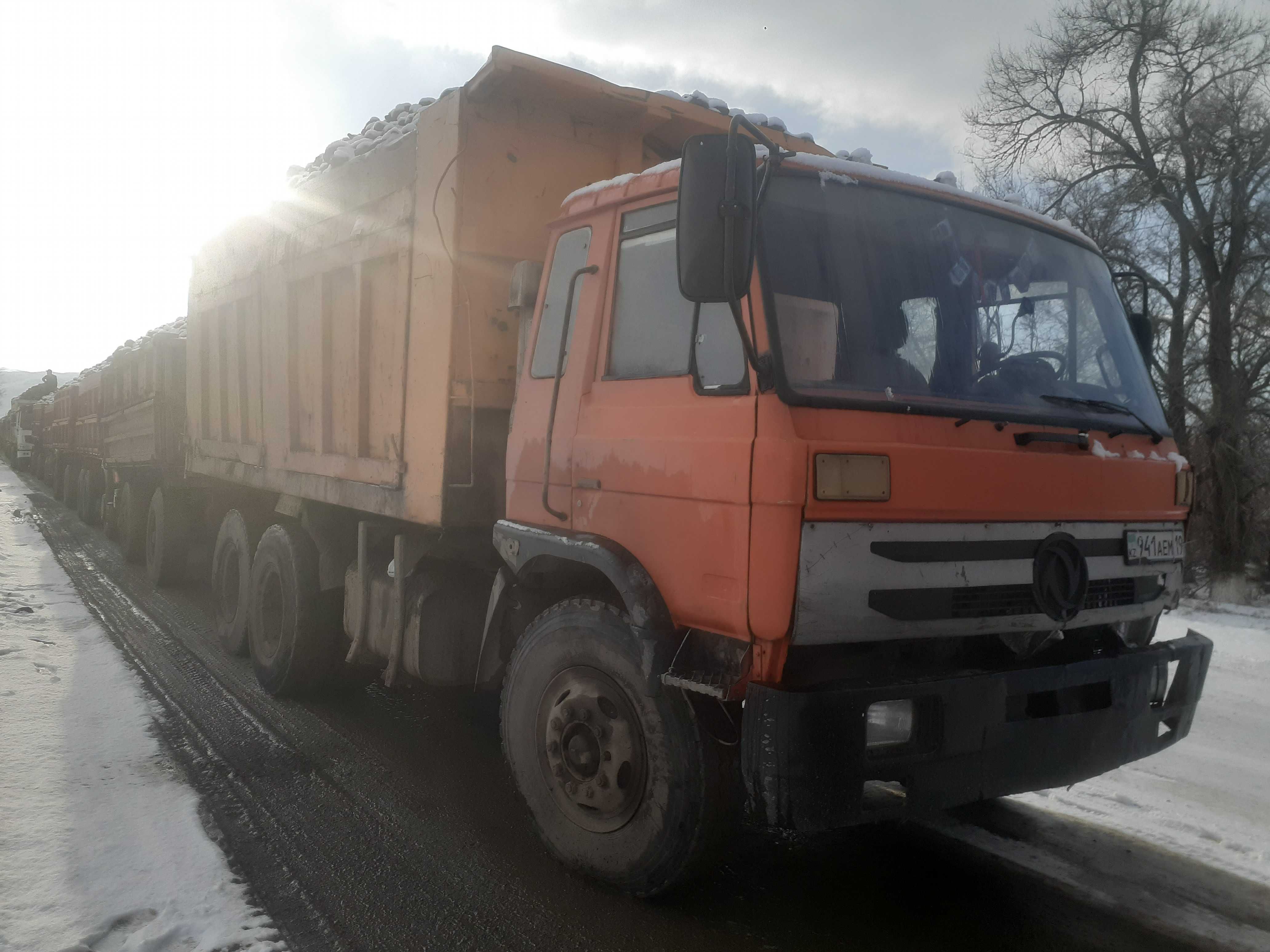 Донгфенг 290 с прицепом