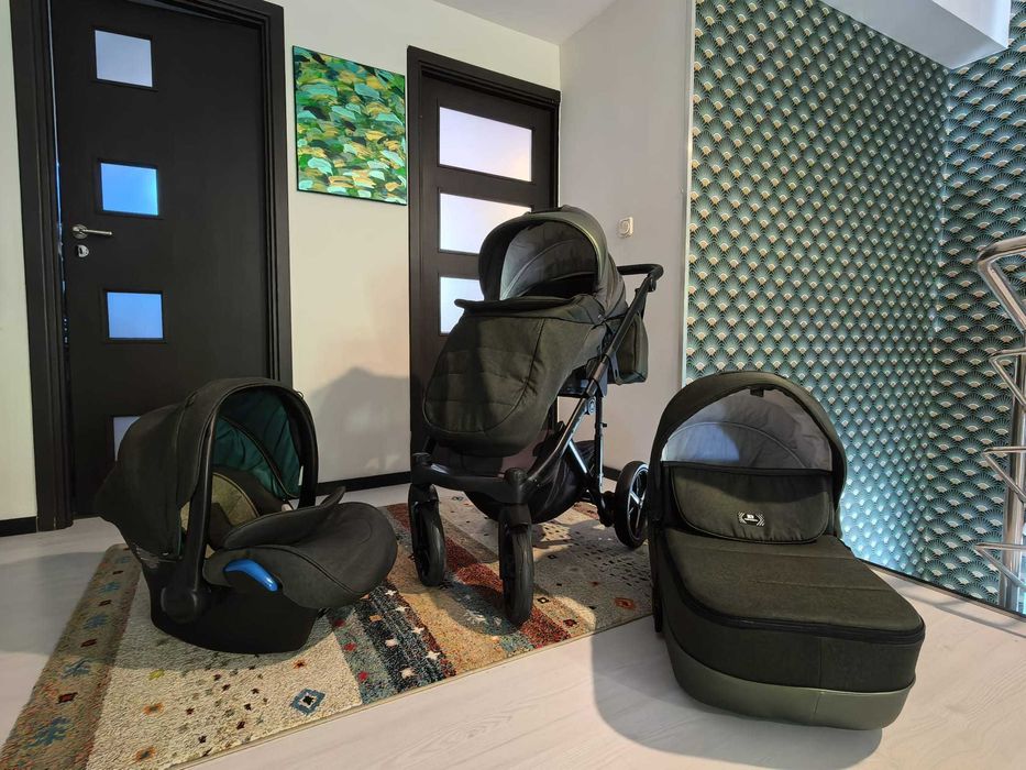 Carucior copii 3 in 1 Nola Adamex Forest