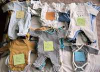 Бебешки дрешки за новородено-23 бр пижамки и 31 бр бодита ВСИЧКО -90лв