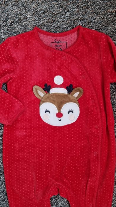 Salopeta Craciun C&A marime 74, noua