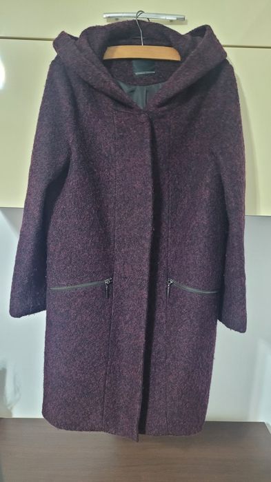Palton din stofa cu lana de la C&A, marimea 36