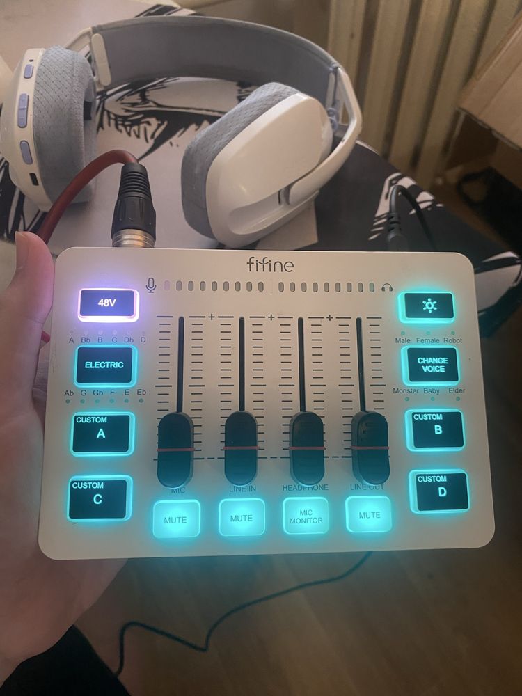 Продам новую звуковую карту fifine sc3