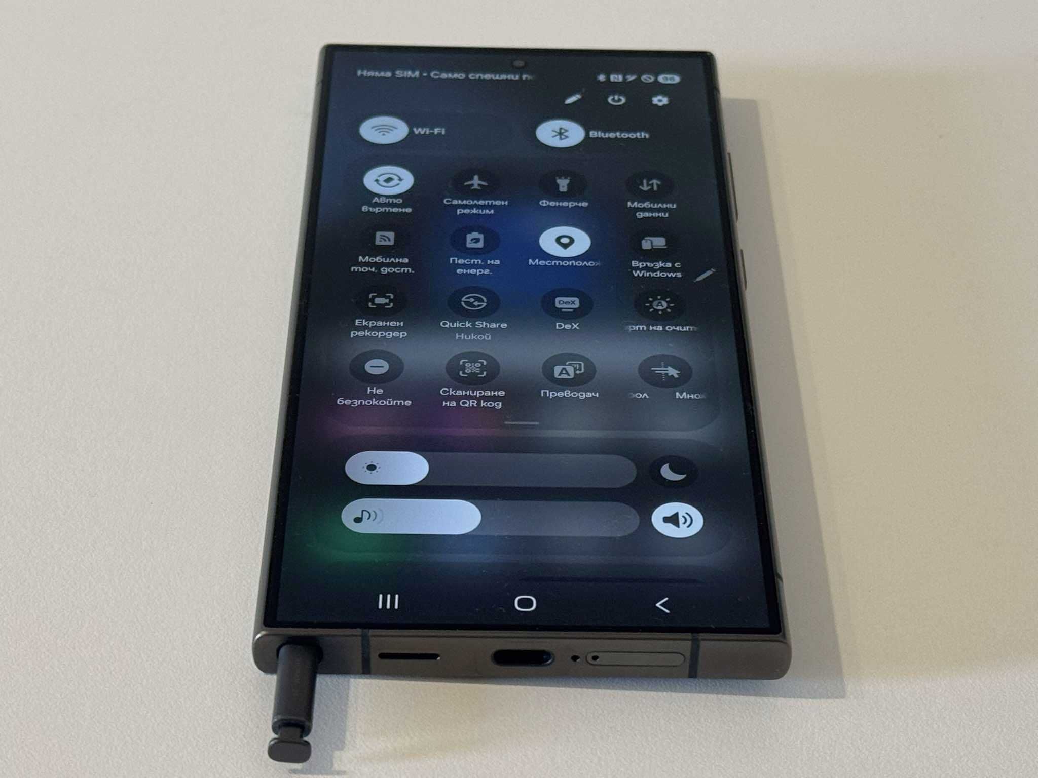 Бартер! Като НОВ! Samsung Galaxy S24 Ultra Titanium Black (Черен)