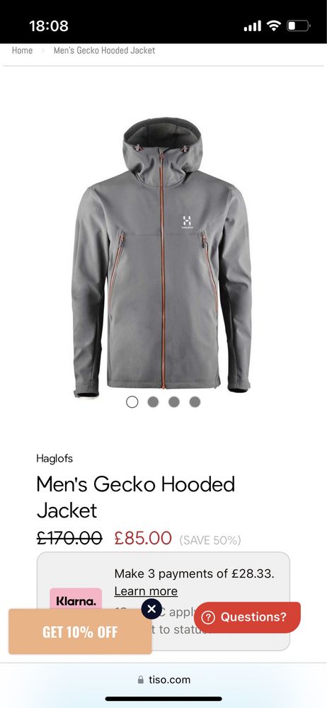 Haglofs Gecko Hoodie Trekking