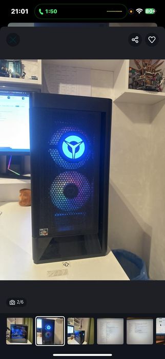 Vând Pc gaming Lenovo cu RTX 3060, perfect pentru pasionații de jocuri