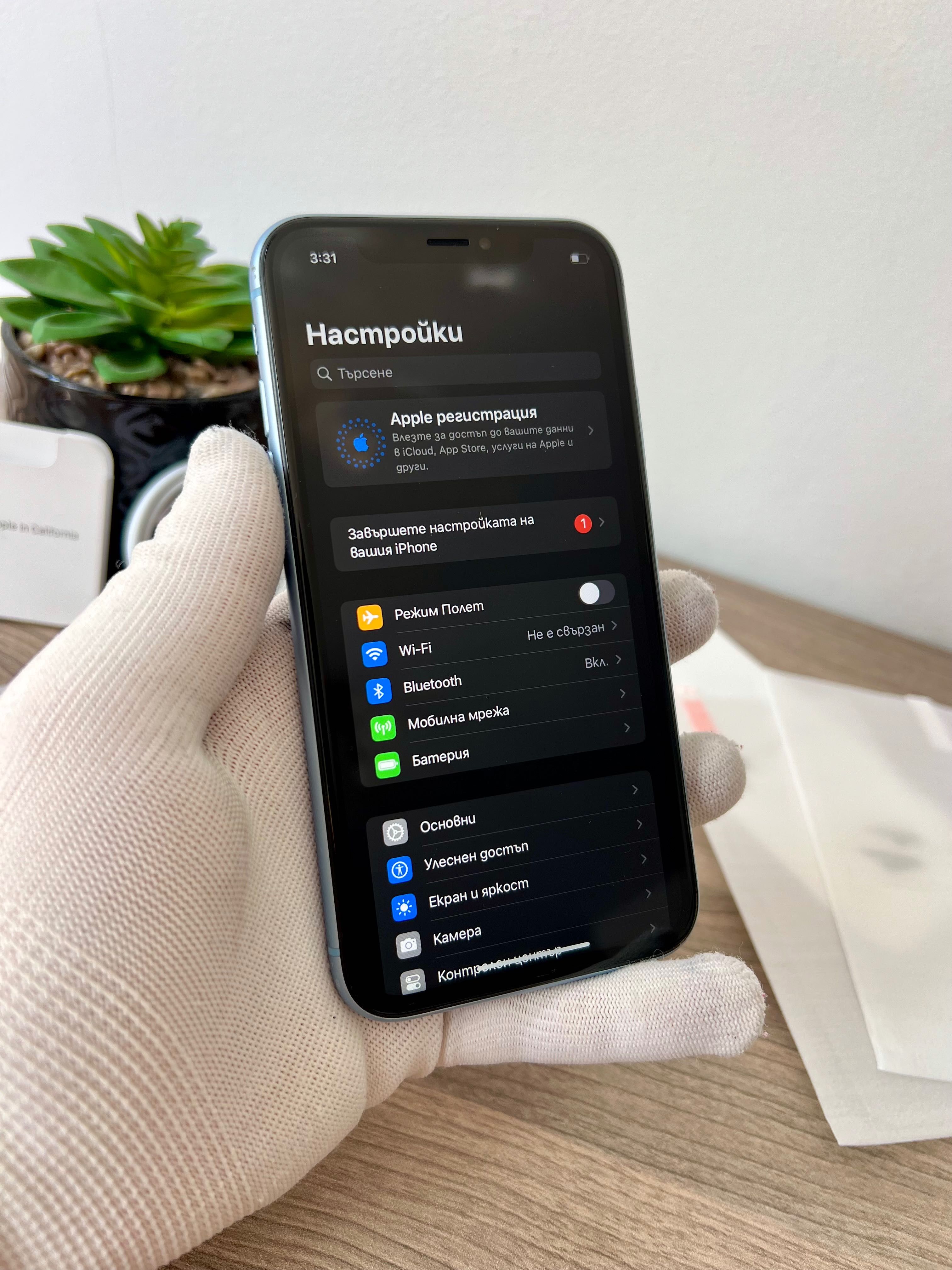 iPhone Xr, 128GB, Blue, 100% батерия, ОТЛИЧЕН, ГАРАНЦИЯ!