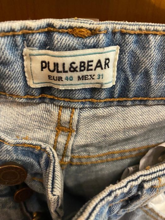 Blugi Pull& Bear Regular Fit- 40. Noi