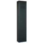 Dulap 5 arme, 148,5x31x20 cm, negru, cu compartiment pentru munitie.
