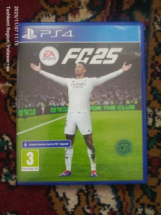 Fc25 (fifa25) оригинальный диск с лицензией для ps4 и ps5