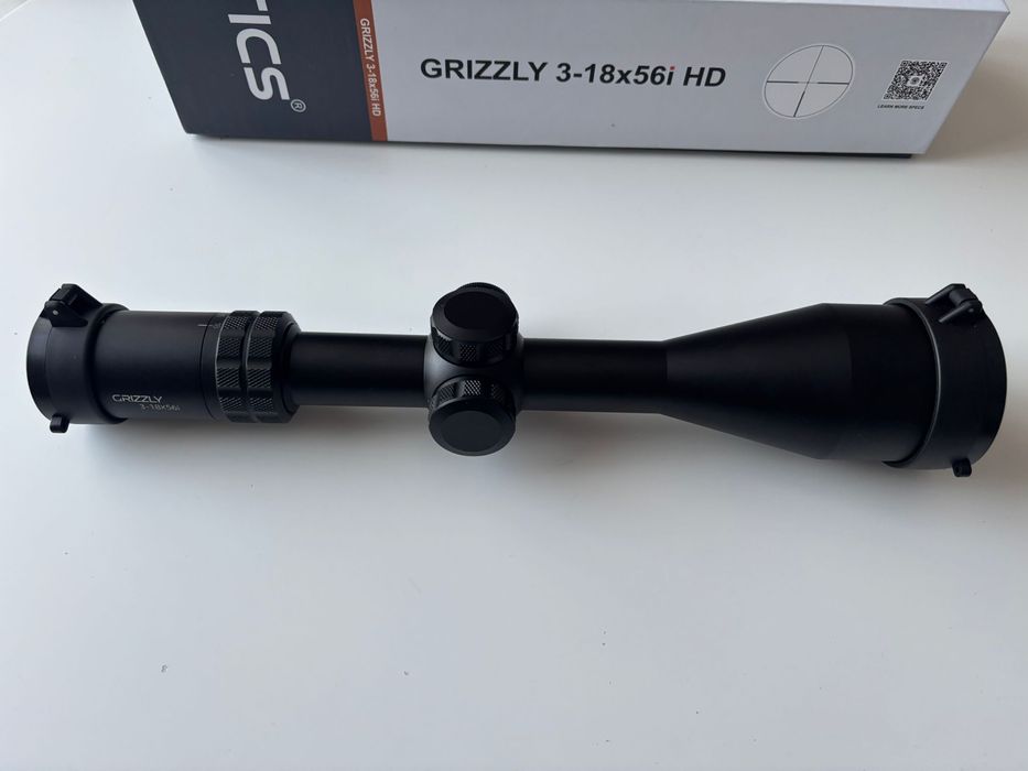 Lunetă Vector Optics Grizzly 3-18x56i HD Fiber Dot