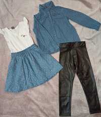 Pantaloni Zara piele+ rochie fetiță