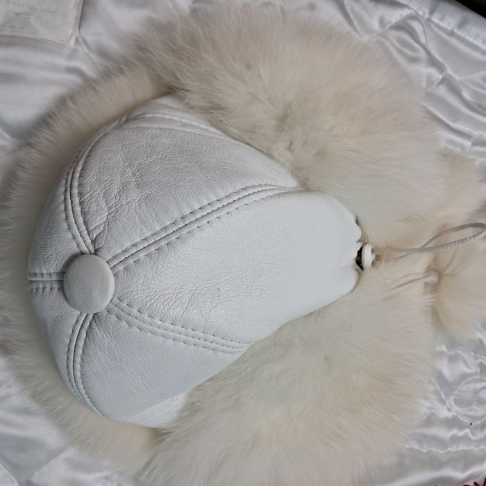 Caciula piele si blana dama