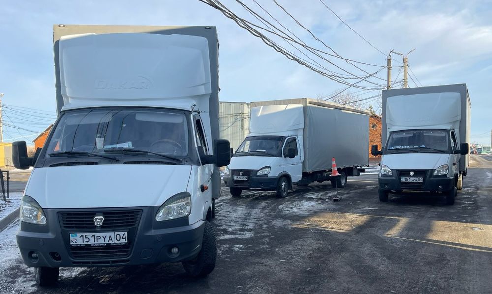 Услуги газели по РК И РФ. Газель 6 40 м 30 куб