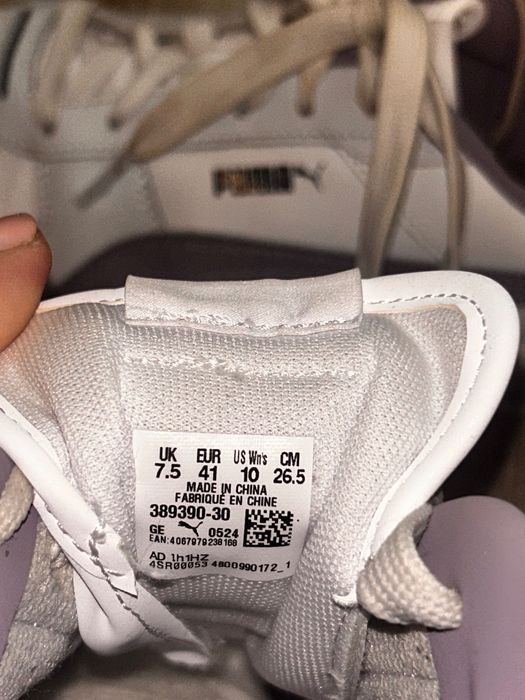 Обувки Puma лилави