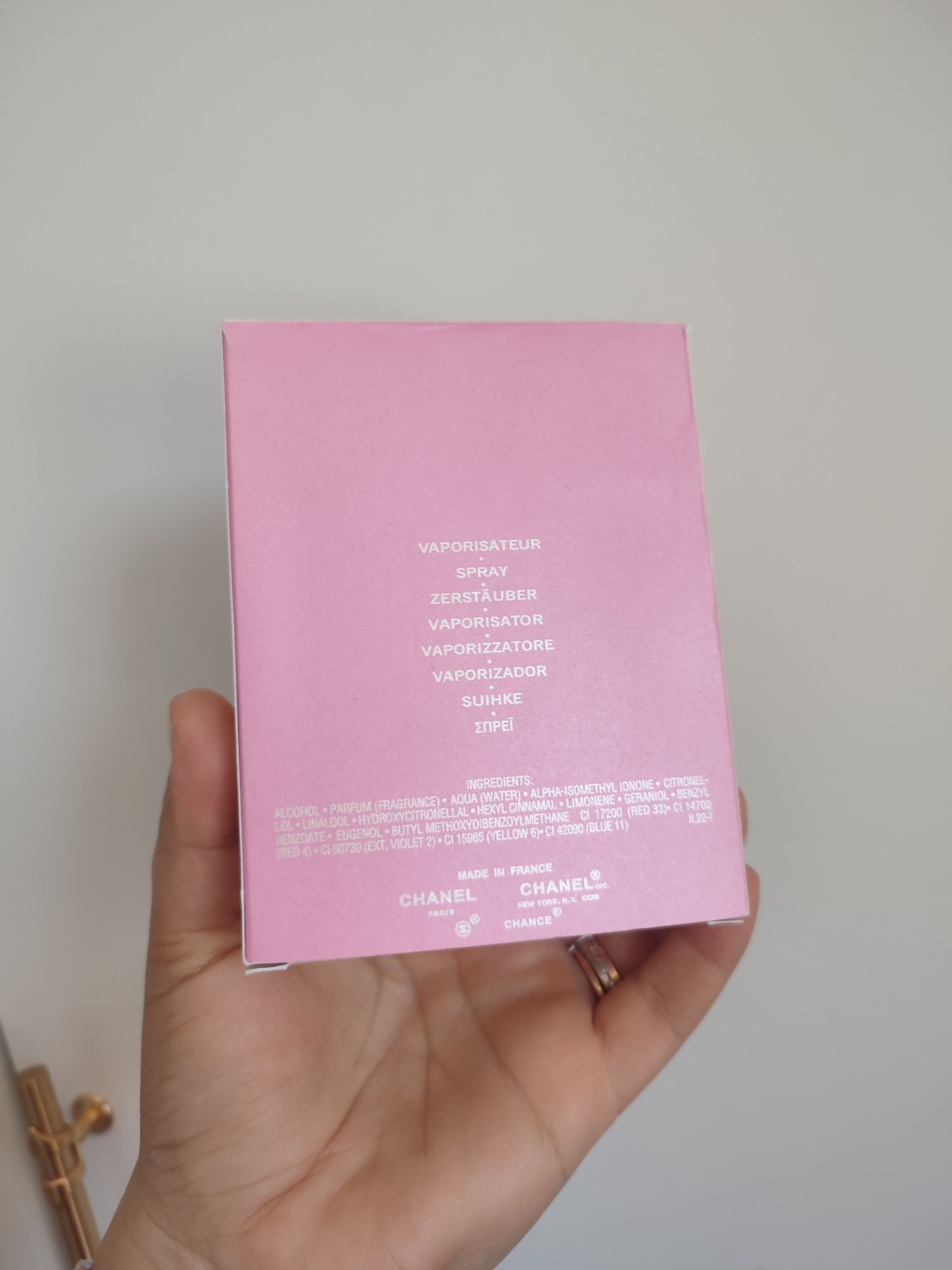 Chanel Chance Eau Tendre