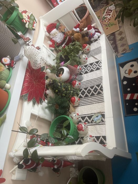 Bancă JYSK cu spațiu depozitare albă