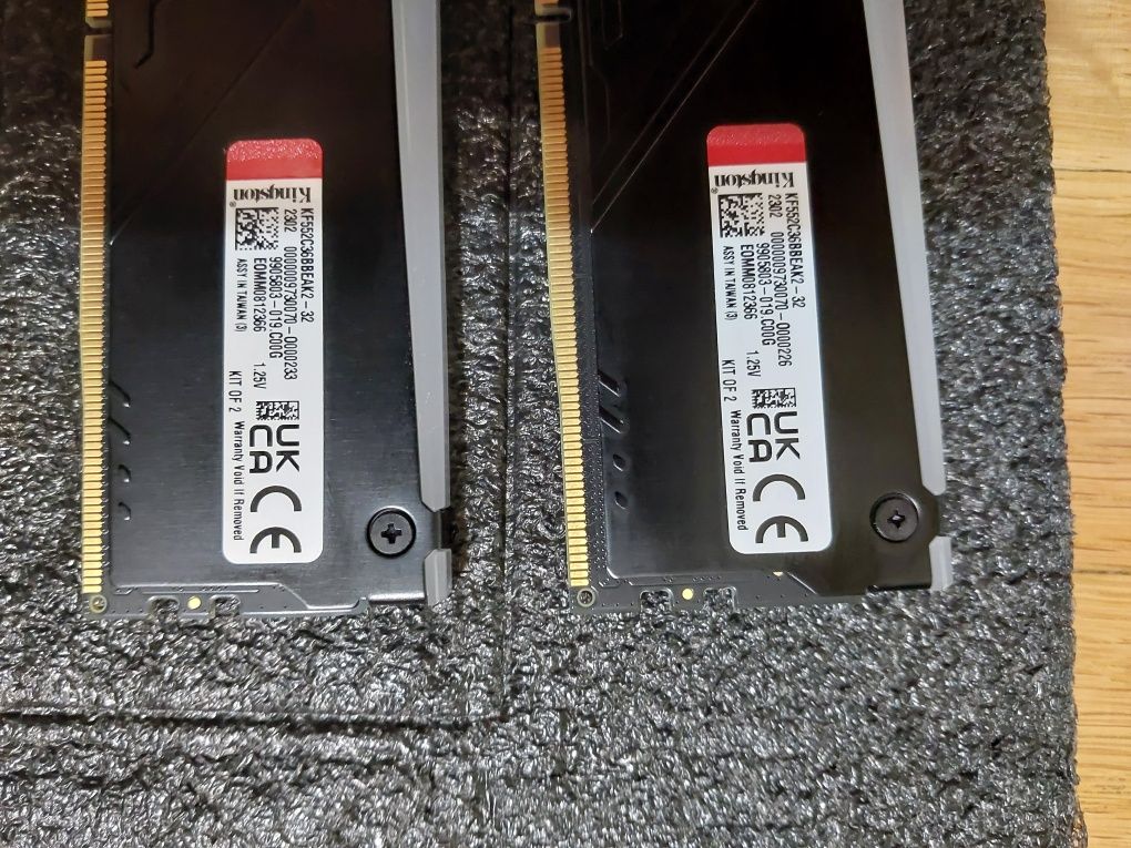 32GB DDR5 Kingston Fury Beast 5200Mhz RGB RAM памет