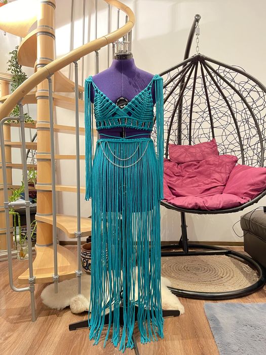 Rochii macrame- plaja, festival- 650