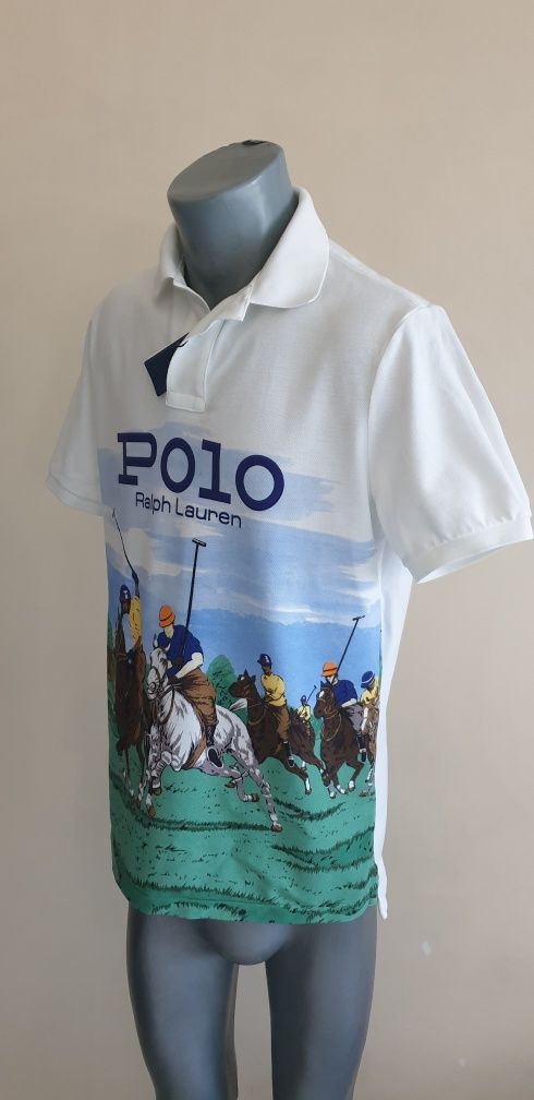 POLO Ralph Lauren Multi Pique Classic Fit  M НОВО ОРИГИНАЛ Мъж Тениска