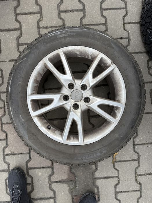 Roti Audi originale cu cauciucuri de iarna 235/55 R18   set 4 buc.